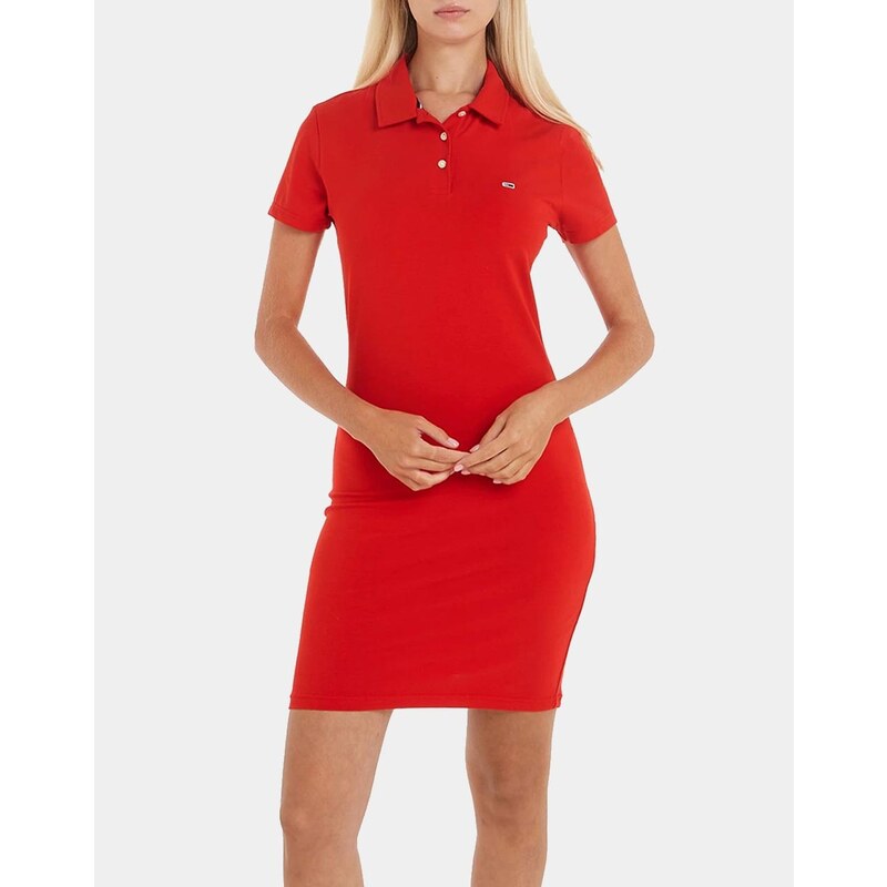 TOMMY JEANS TJW ESSENTIAL POLO DRESS