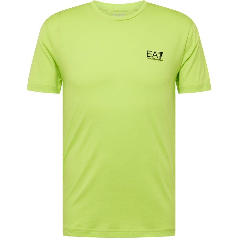 EA7 Emporio Armani Tričko limetková / černá