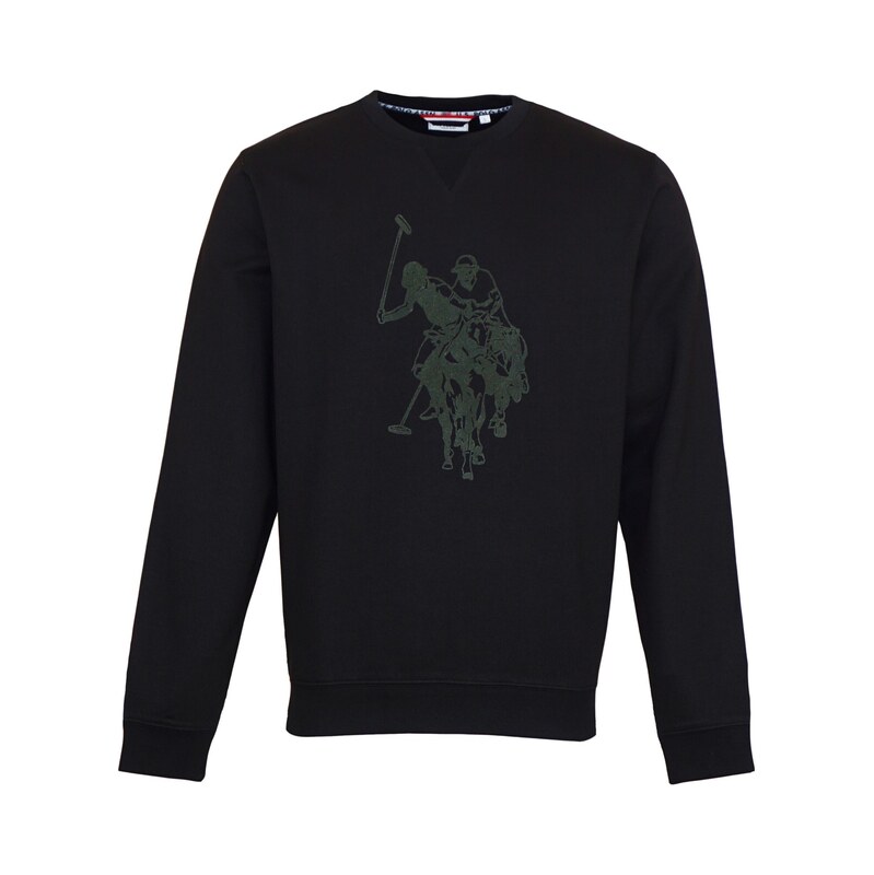 U.S. POLO ASSN. Mikina olivová / černá