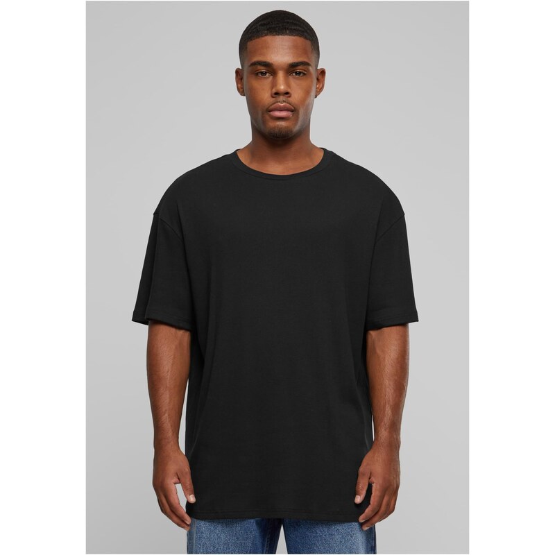 Urban Classics Pánské tričko Bio Oversized Rib Tee - černé