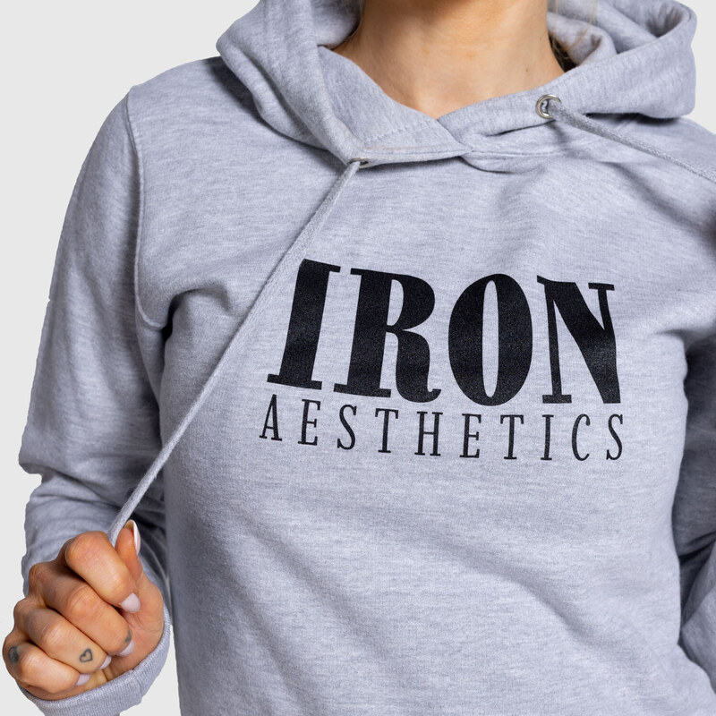 Dámská mikina Iron Aesthetics Longline, šedá