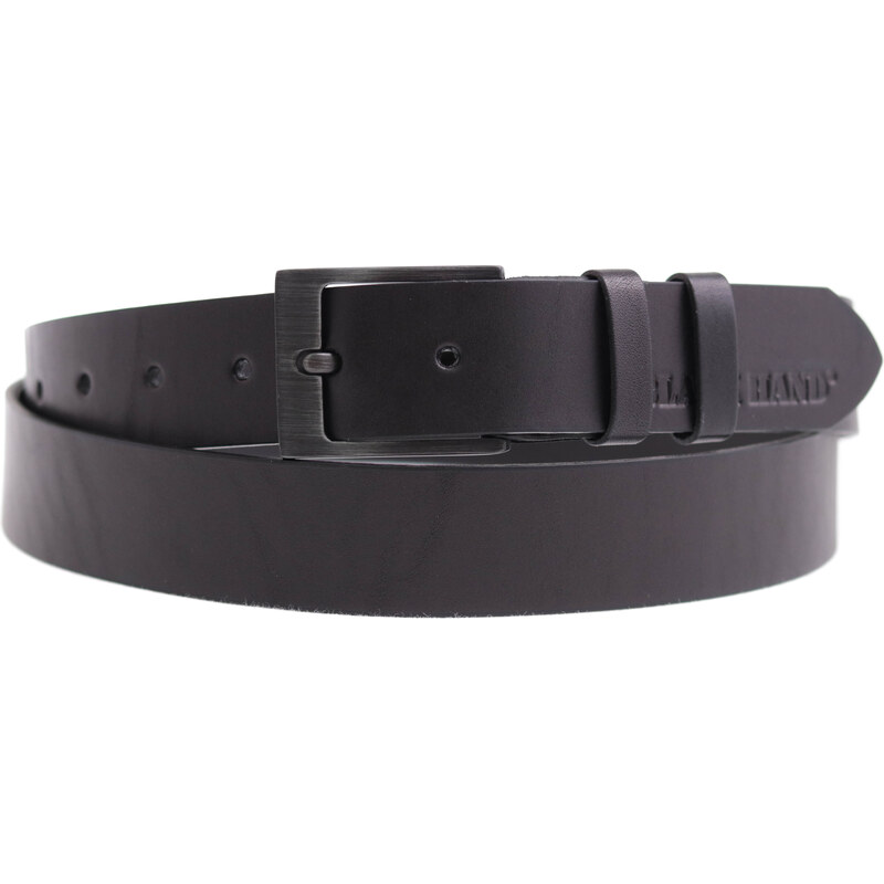 Dámský kožený opasek Black Hand 013-98 černý 90083712