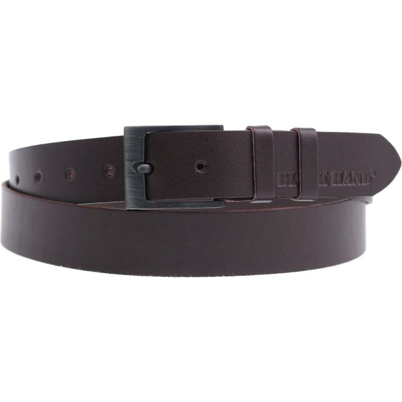 Dámský kožený opasek Black Hand 013-78 hnědý 90083714