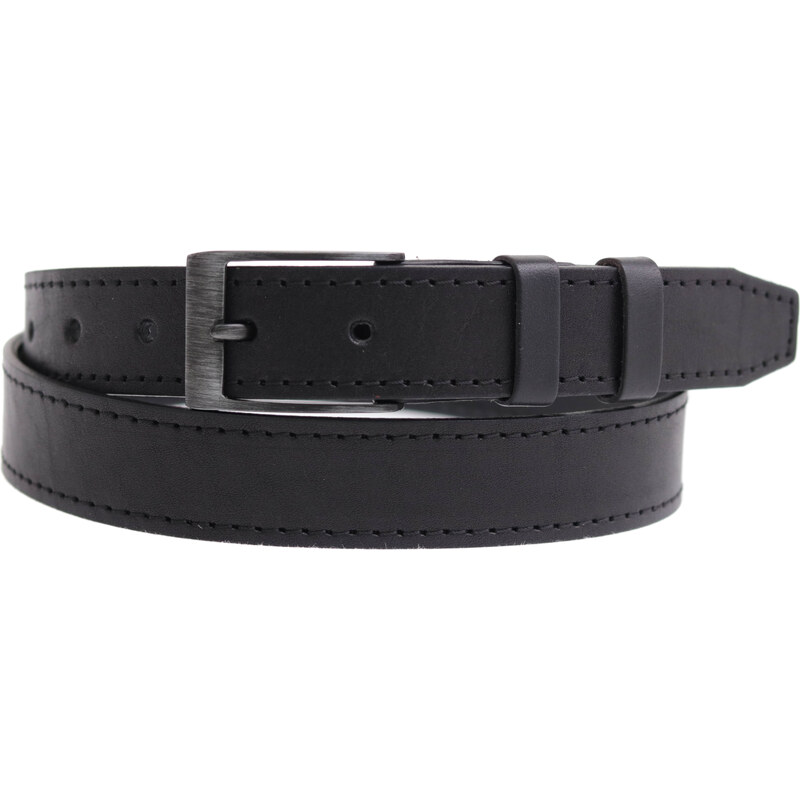 Dámský kožený opasek Black Hand 034-98 černý 90084481