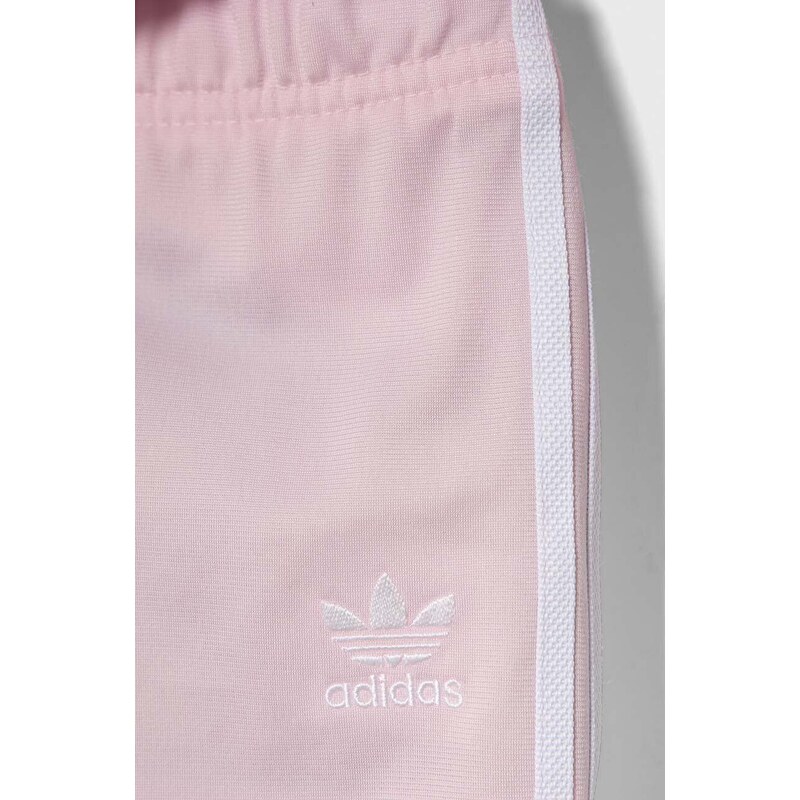 Dětská tepláková souprava adidas Originals růžová barva