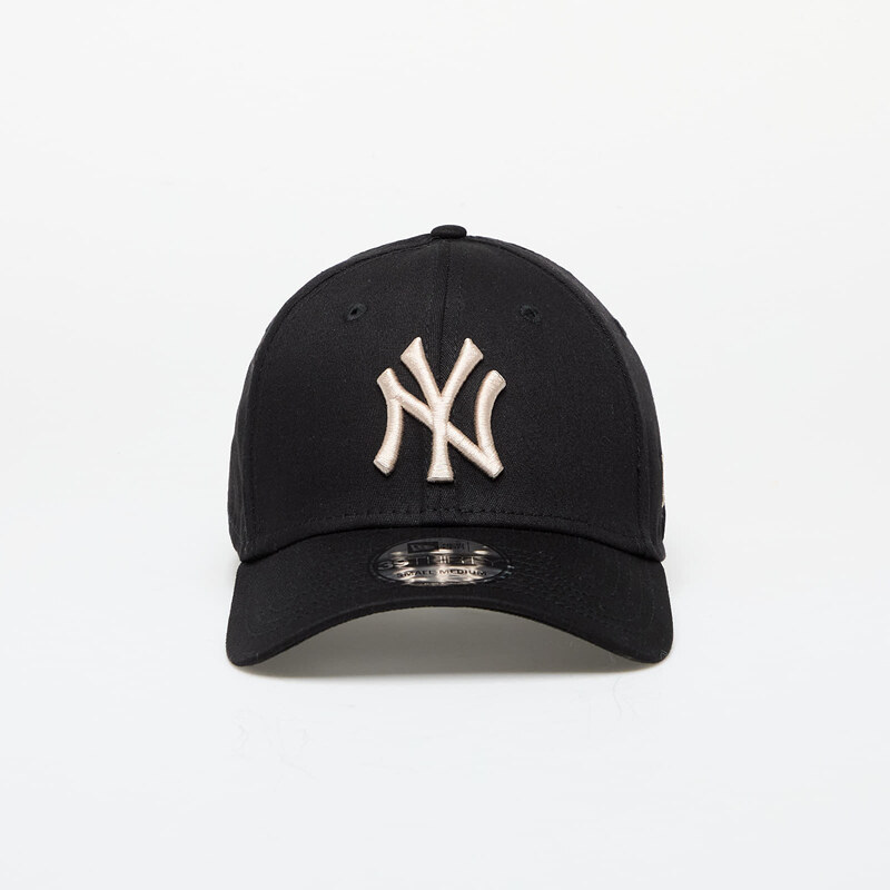 Kšiltovka New Era New York Yankees League Essential 39THIRTY Stretch Fit Cap Black/ Stone