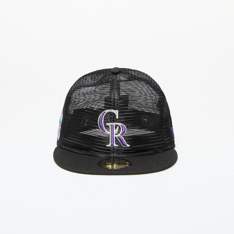 Kšiltovka New Era Colorado Rockies Mesh Patch 59FIFTY Fitted Cap Black