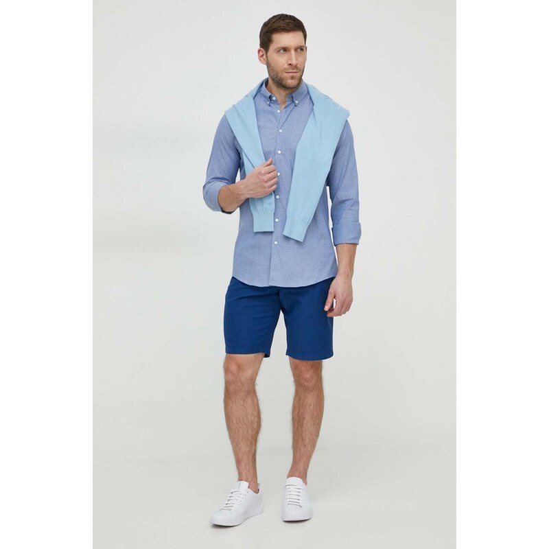 Košile Calvin Klein pánská, slim, s límečkem button-down