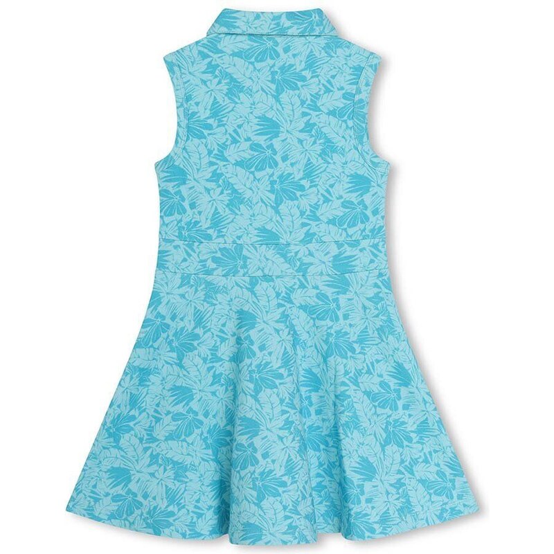 Dívčí šaty Michael Kors tyrkysová barva, mini