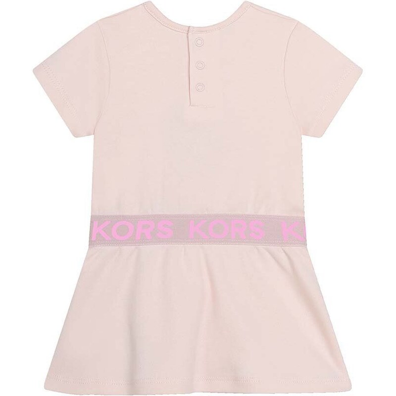 Šaty a šortky Michael Kors růžová barva, mini