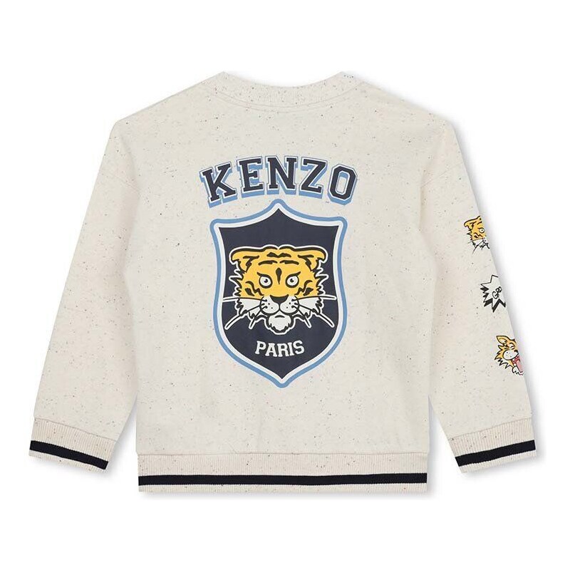 Dětský svetr Kenzo Kids béžová barva, lehký