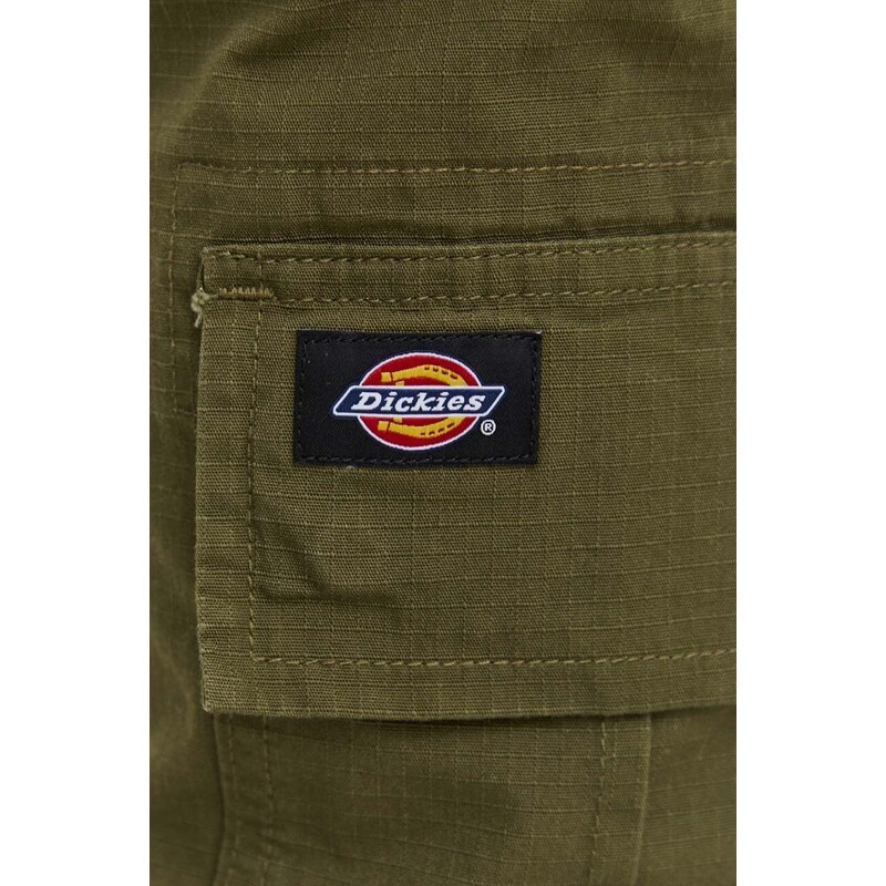 Bavlněné kalhoty Dickies EAGLE BEND zelená barva, ve střihu cargo, DK0A4X9X