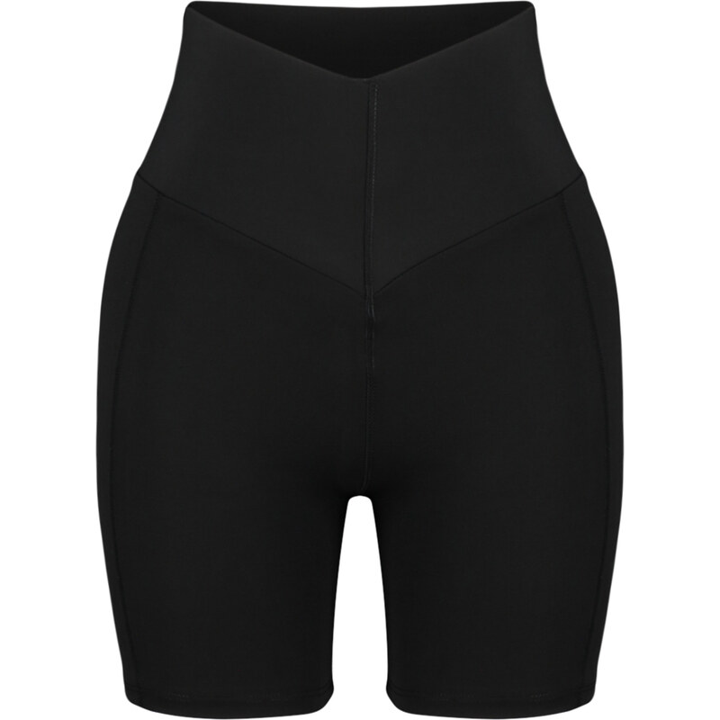 Trendyol Black Waist Extra Compression Knitted Sports Shorts Tights