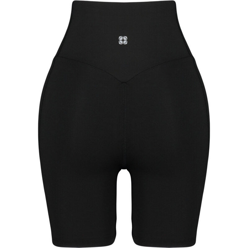 Trendyol Black Waist Extra Compression Knitted Sports Shorts Tights