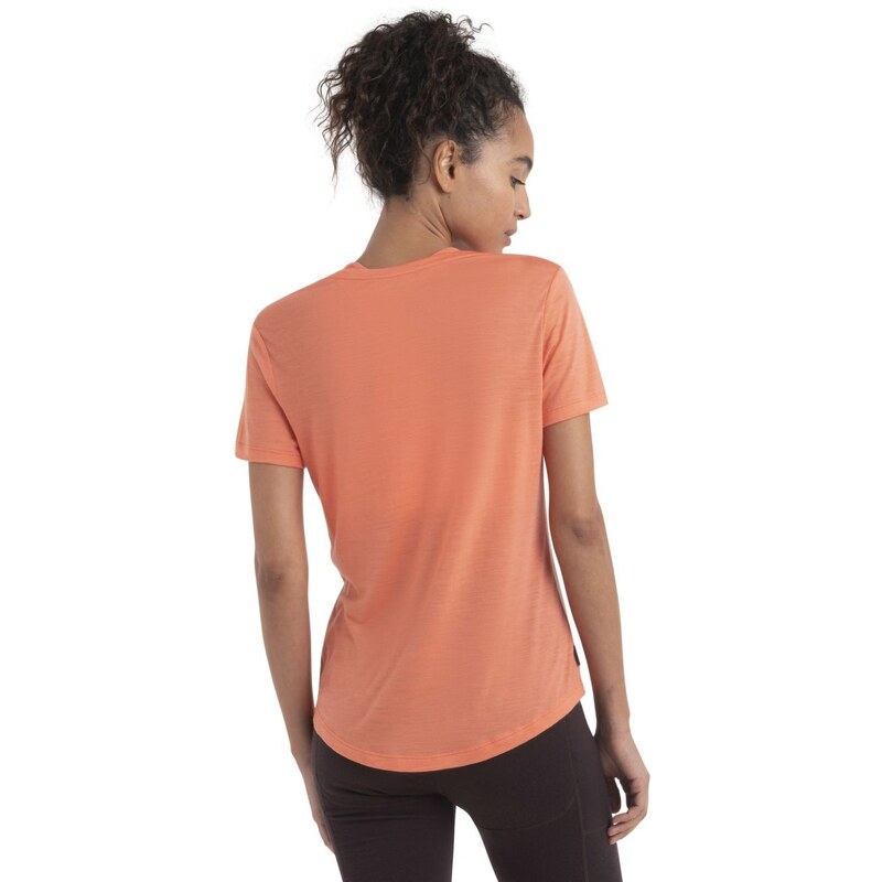 ICEBREAKER Wmns Merino 125 Cool-Lite Sphere III SS Scoop Tee, Tang velikost: L