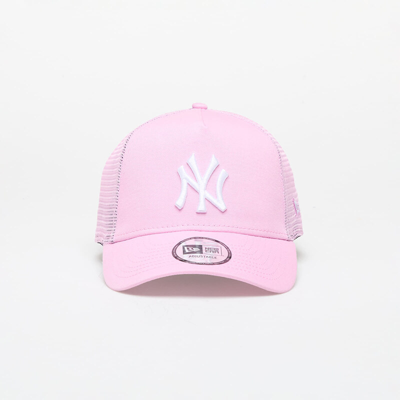 Kšiltovka New Era New York Yankees League Essential Trucker Cap Pink/ White