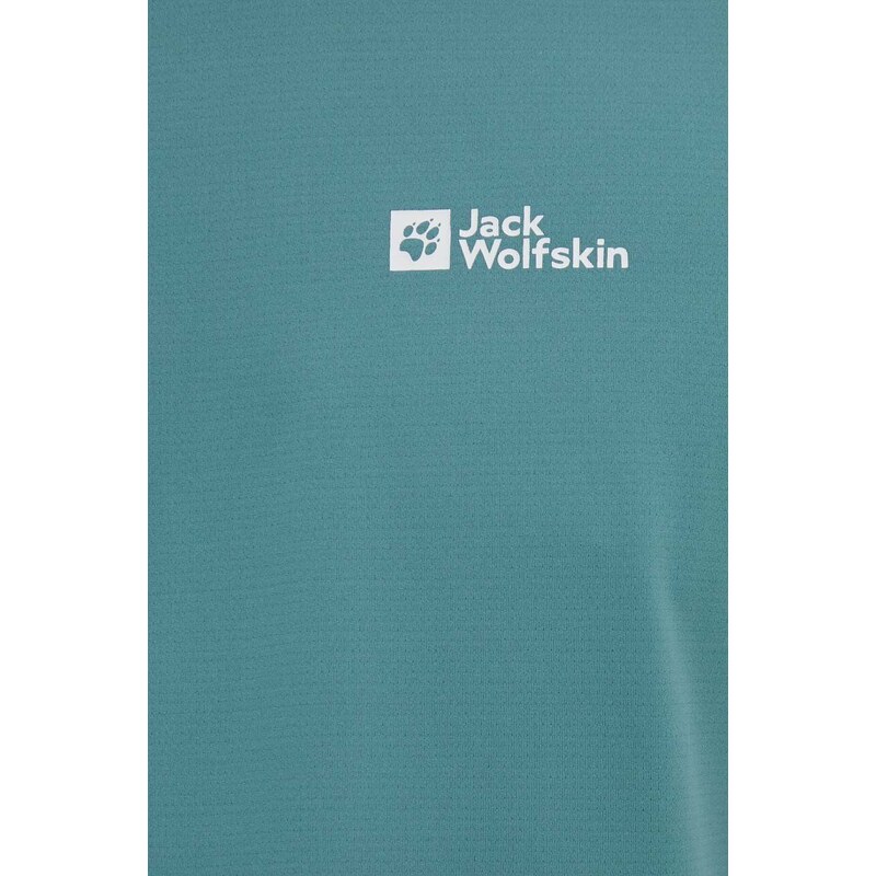 Sportovní tričko Jack Wolfskin Prelight Trail zelená barva, 1810131