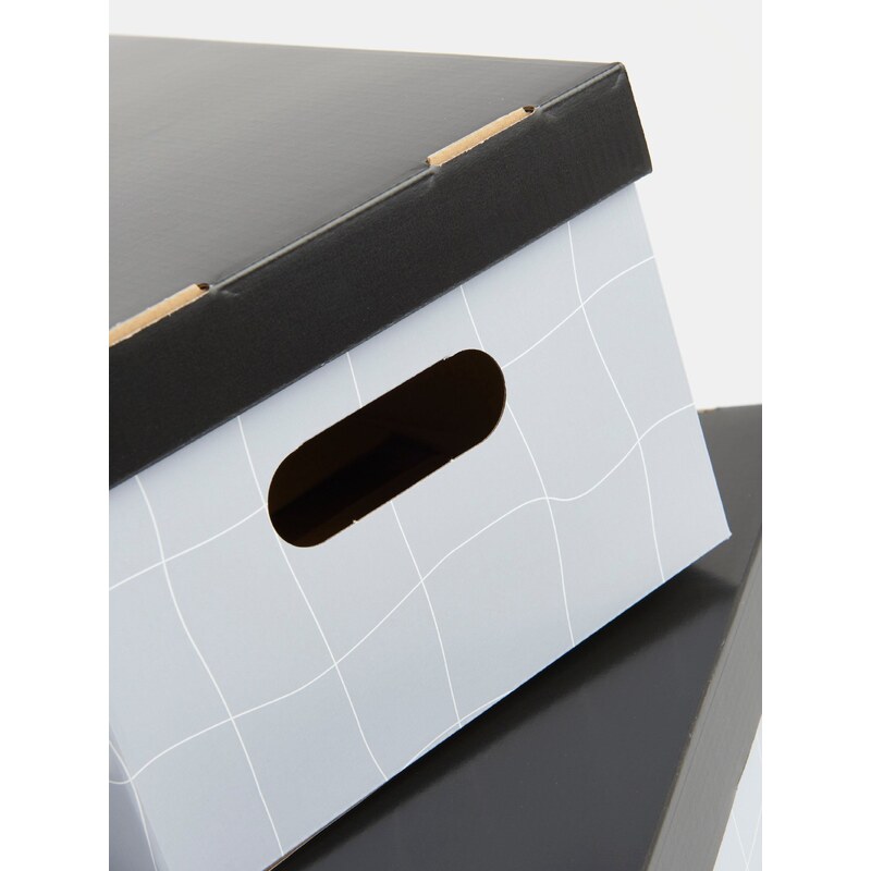 Sinsay - Úložné boxy 2 ks - šedá