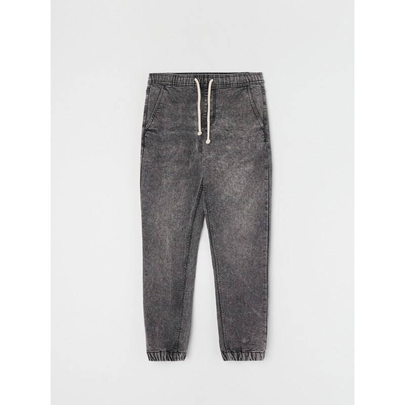 Sinsay - Džínové joggery - šedá