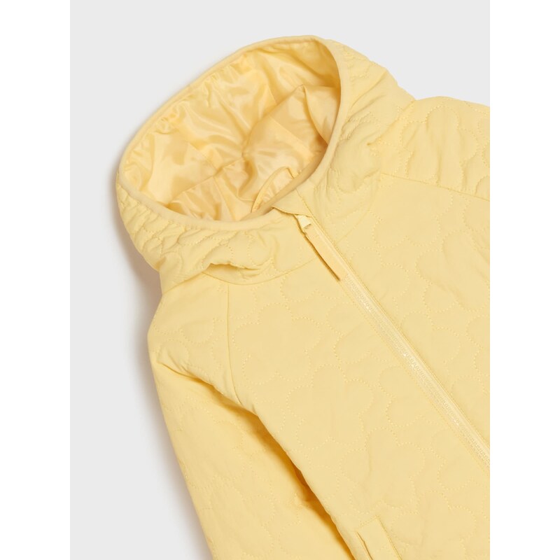 Sinsay - Prošívaná bunda - žlutá