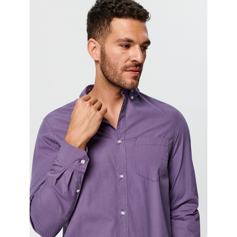 Sinsay - Košile střihu regular - fialová