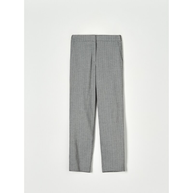 Sinsay - Elegantní kalhoty - šedá