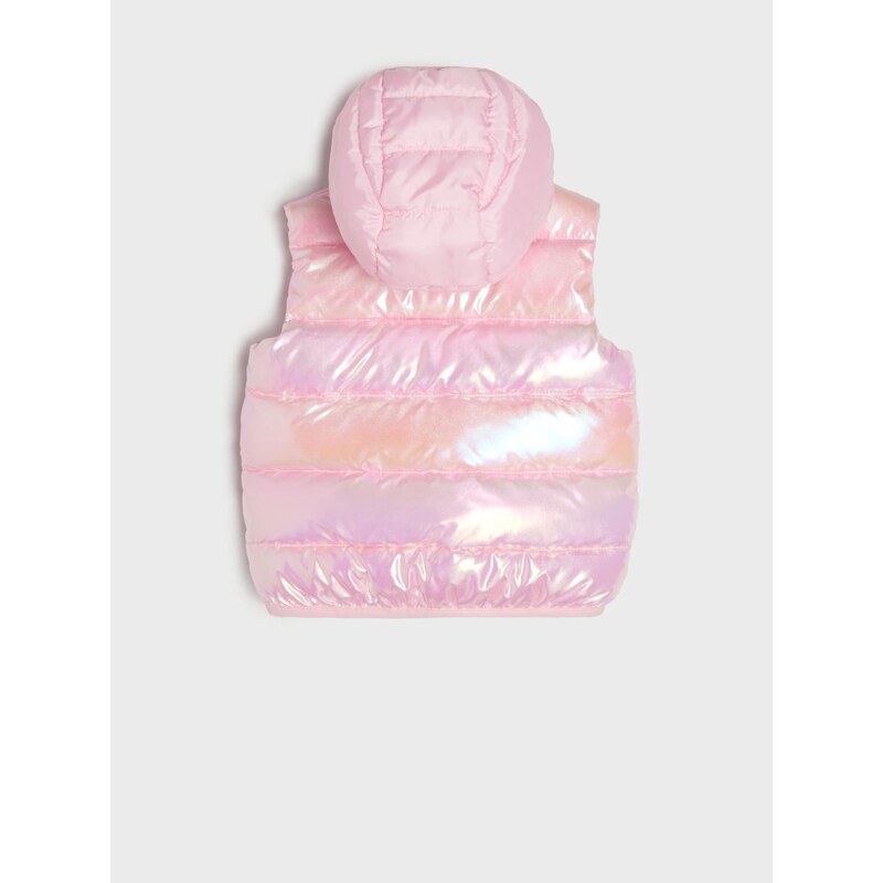 Sinsay - Prošívaná vesta Minnie Mouse - pastelová růžová