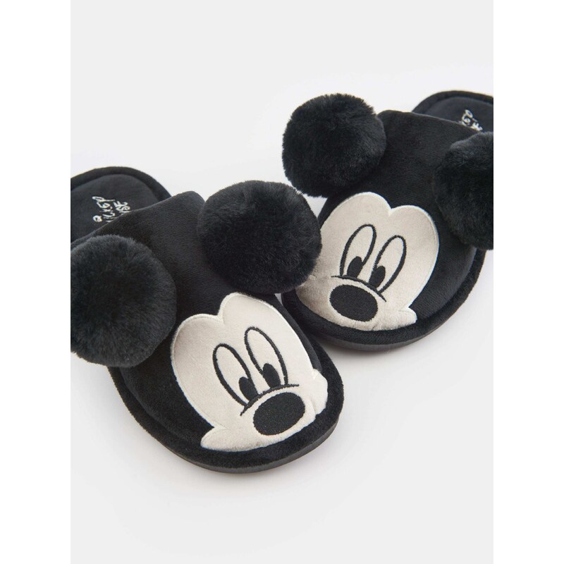 Sinsay - Papuče Mickey Mouse - černá