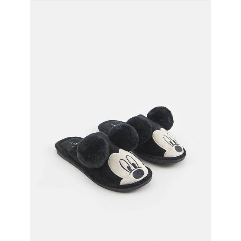 Sinsay - Papuče Mickey Mouse - černá