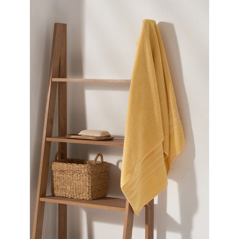 Sinsay - Bavlněný ručník - žlutá