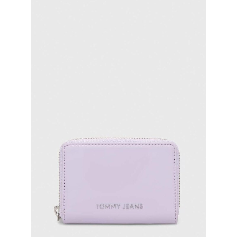 Peněženka Tommy Jeans fialová barva