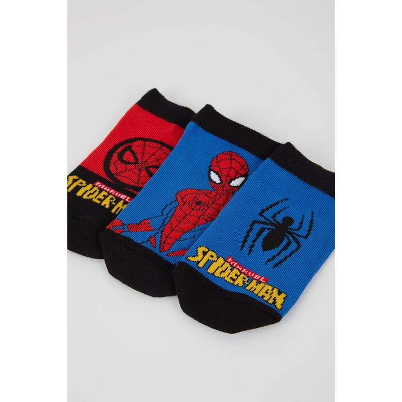 DEFACTO Boy Spiderman Licensed 3 piece Short Socks