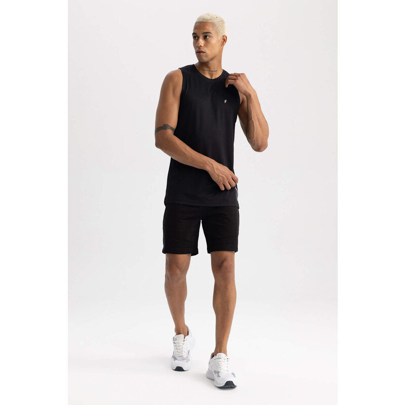 Defacto Fit Slim Fit Sweatshirt Fabric Shorts