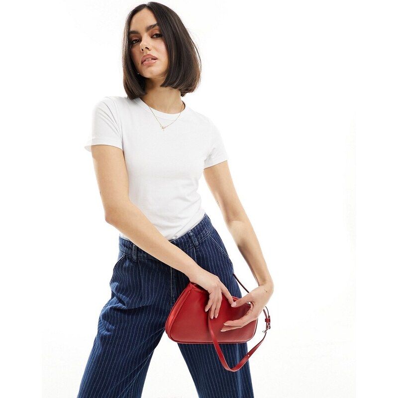 JJXX fitted t-shirt in white 90108236