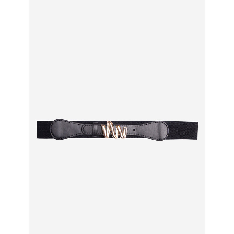 Shelvt Women's elastic belt black