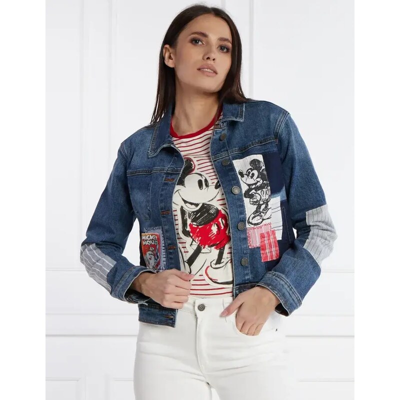 Desigual Džínová bunda DESIGUAL X MICKEY MOUSE