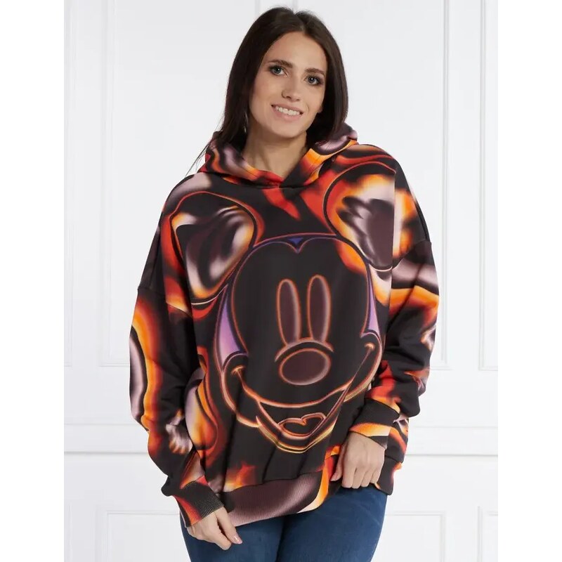 Desigual Mikina DESIGUAL X MICKEY MOUSE | Oversize fit