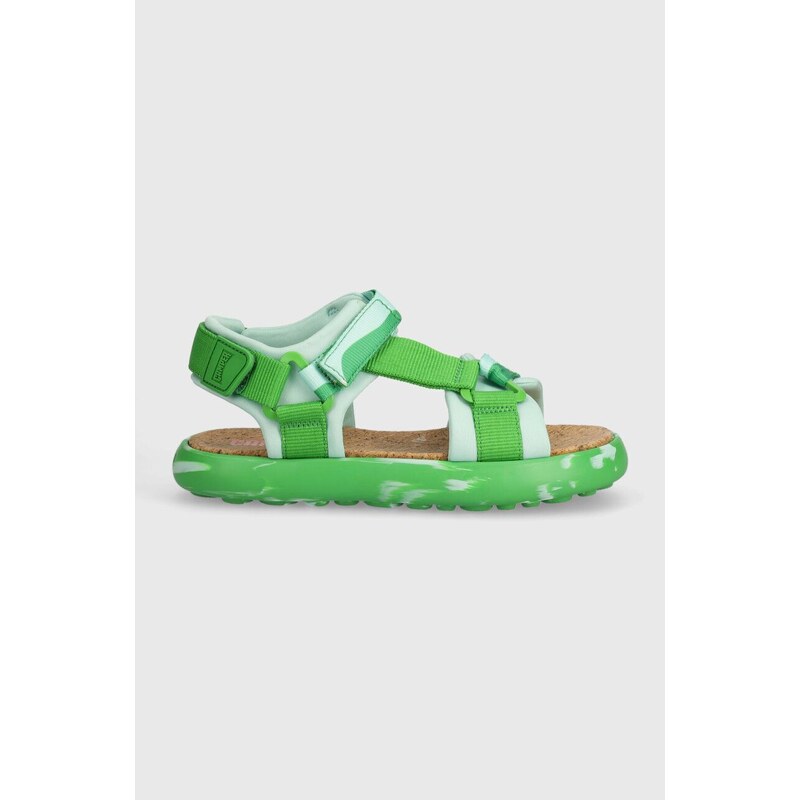 Sandály Camper Pelotas Flota Sandal dámské, zelená barva, K201618.005