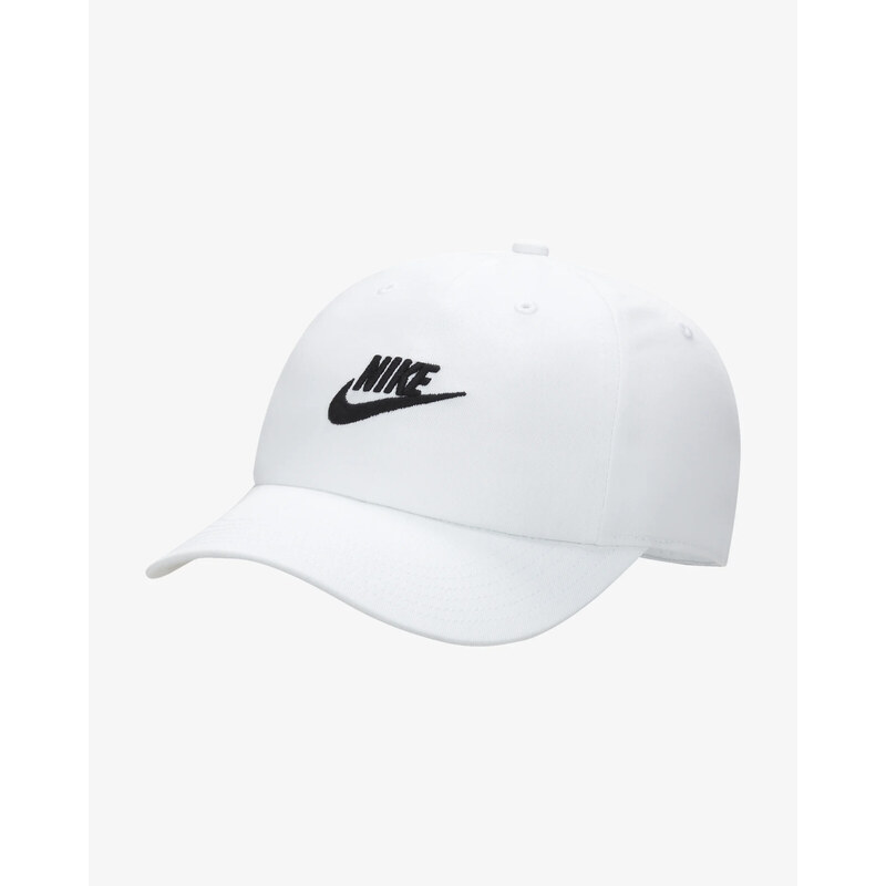 Nike Club Kids Unstructured Futura Wash Cap WHITE