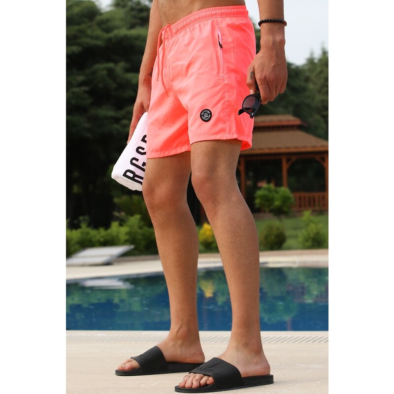 Madmext Neon Powder Basic Swim Shorts 4262