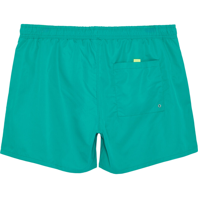 Trendyol Plus Size Green Standard Fit Marine Shorts