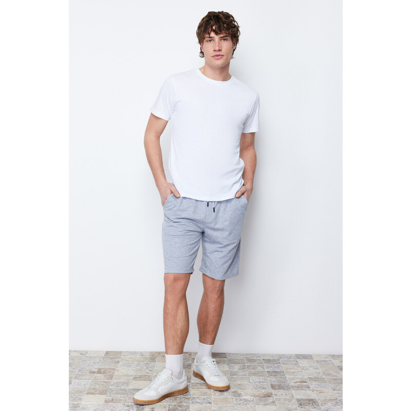 Trendyol Gray Regular Fit Shorts & Bermuda
