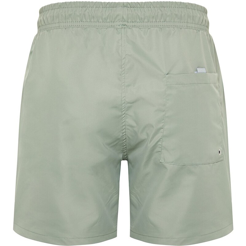 Trendyol Light Khaki Extra Short Basic Swim Shorts