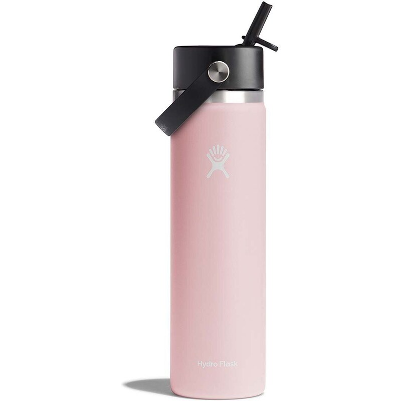 Termoláhev Hydro Flask 24 Oz Wide Flex Straw Cap Trillium růžová barva, W24BFS678