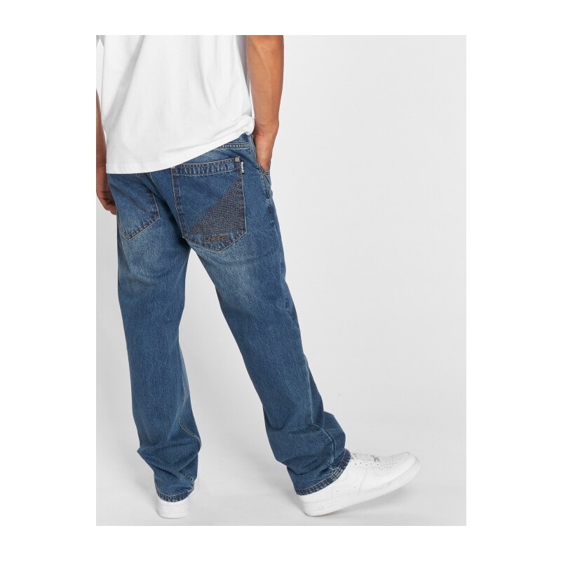 Dangerous DNGRS kalhoty pánské L:34 Loose Fit Jeans Brother in blue