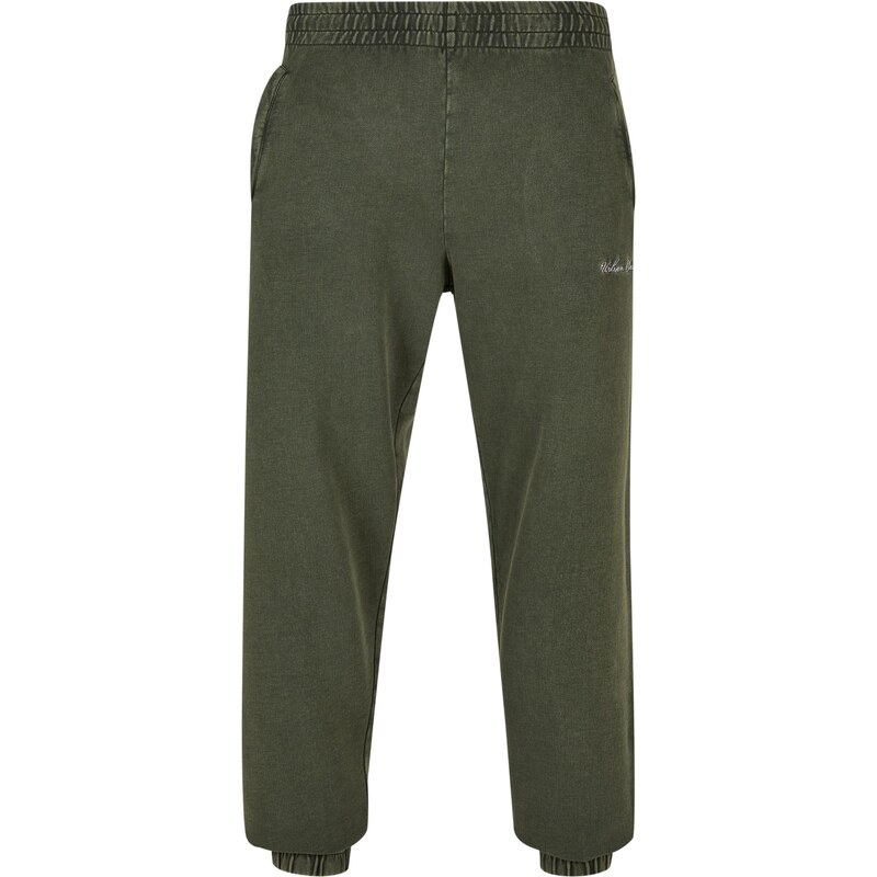 Urban Classics Kalhoty khaki / bílá