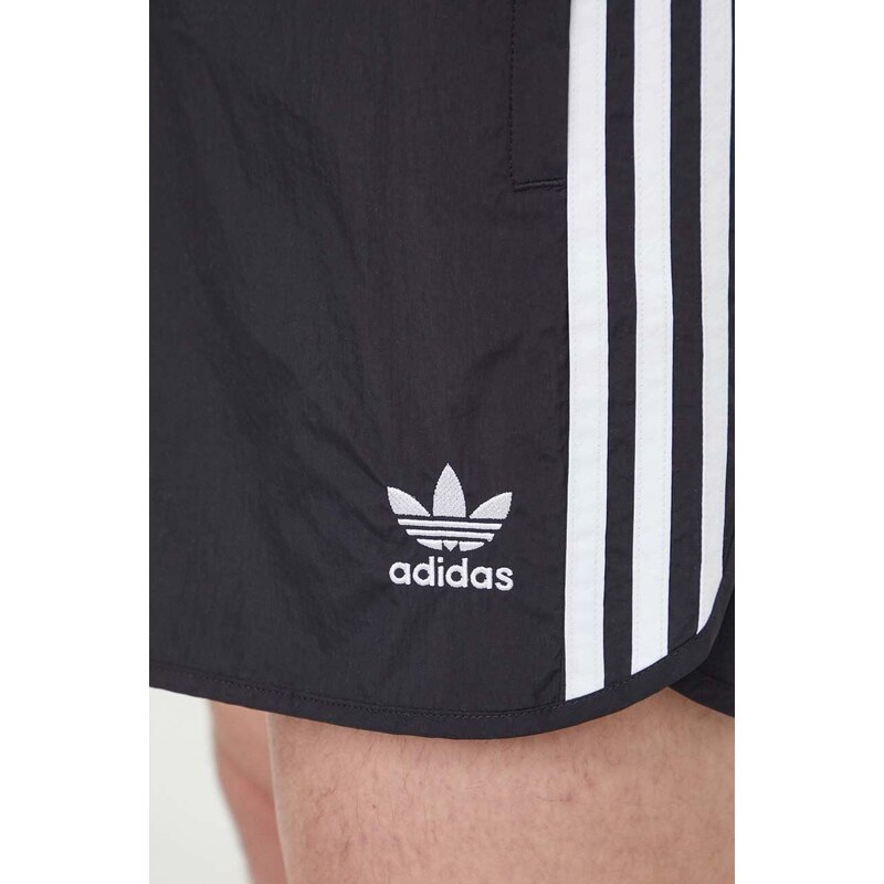 Kraťasy adidas Originals Adicolor Sprinter pánské, černá barva, HS2069