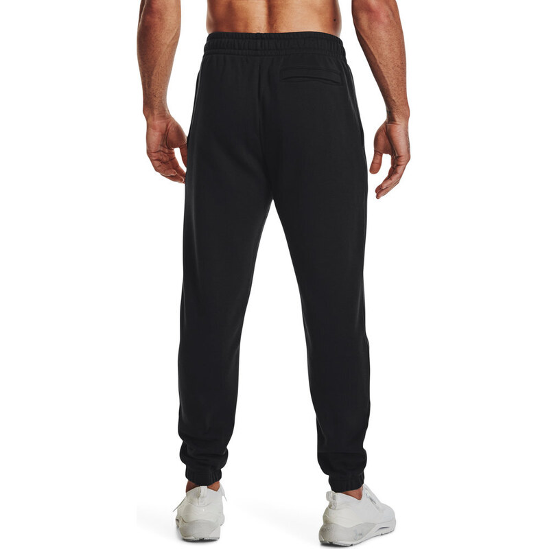 Under Armour Essential Fleece Joggers | Black/White