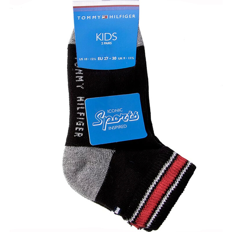 Tommy Hilfiger dětské černé ponožky