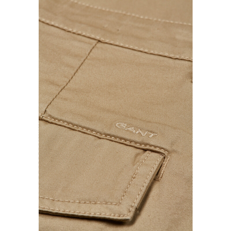 ŠORTKY GANT RELAXED TWILL CARGO SHORTS hnědá 30